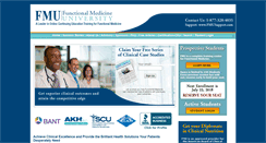 Desktop Screenshot of functionalmedicineuniversity.com